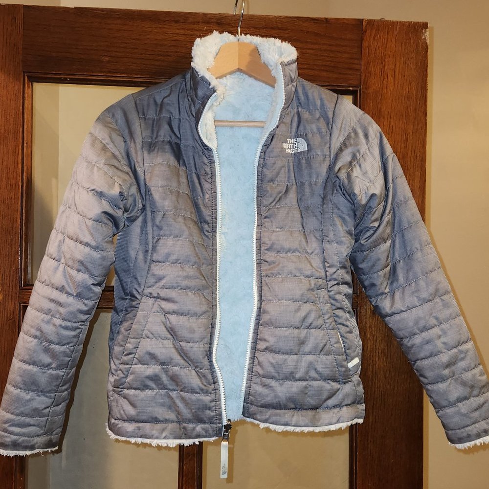 The North Face reversible coat, Girls Medium 10/12